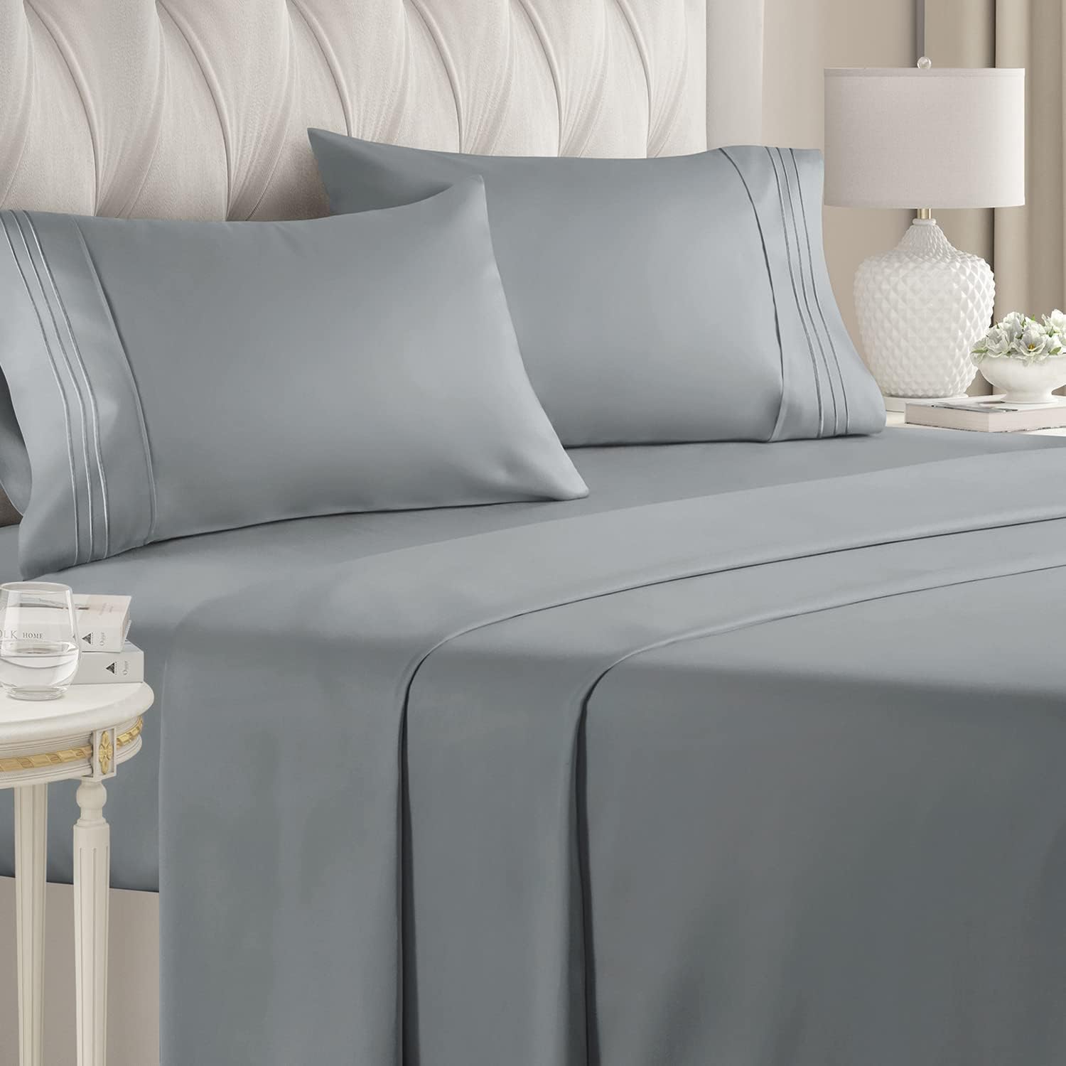 CGK Unlimited 4-Piece Microfiber Bed Sheet Set