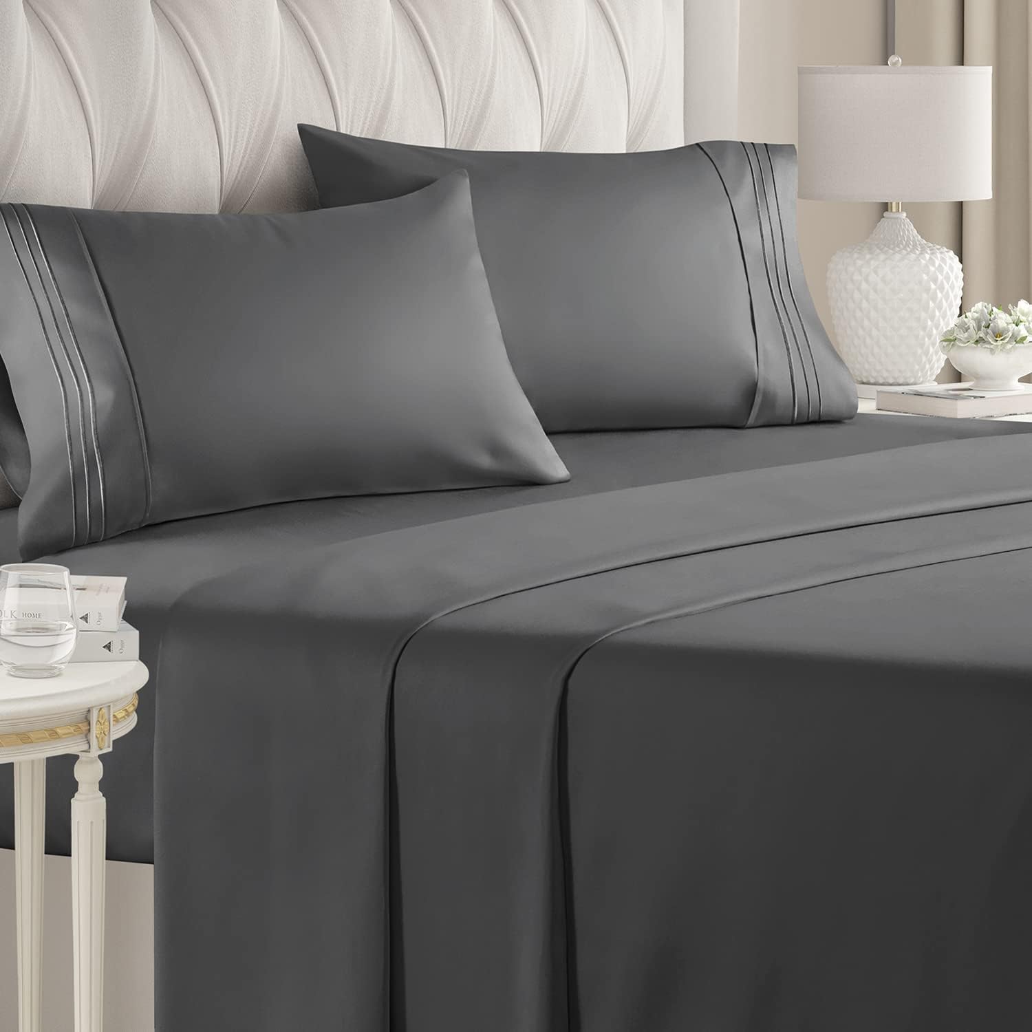 CGK Unlimited 4-Piece Microfiber Bed Sheet Set