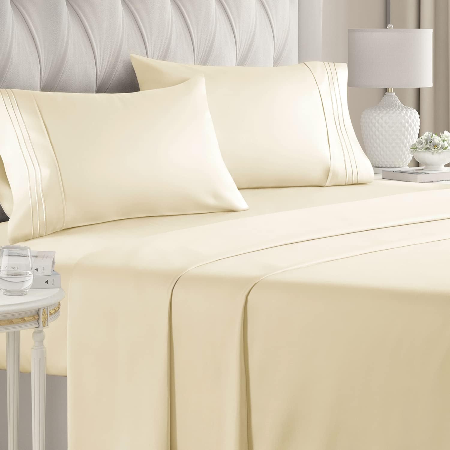 CGK Unlimited 4-Piece Microfiber Bed Sheet Set