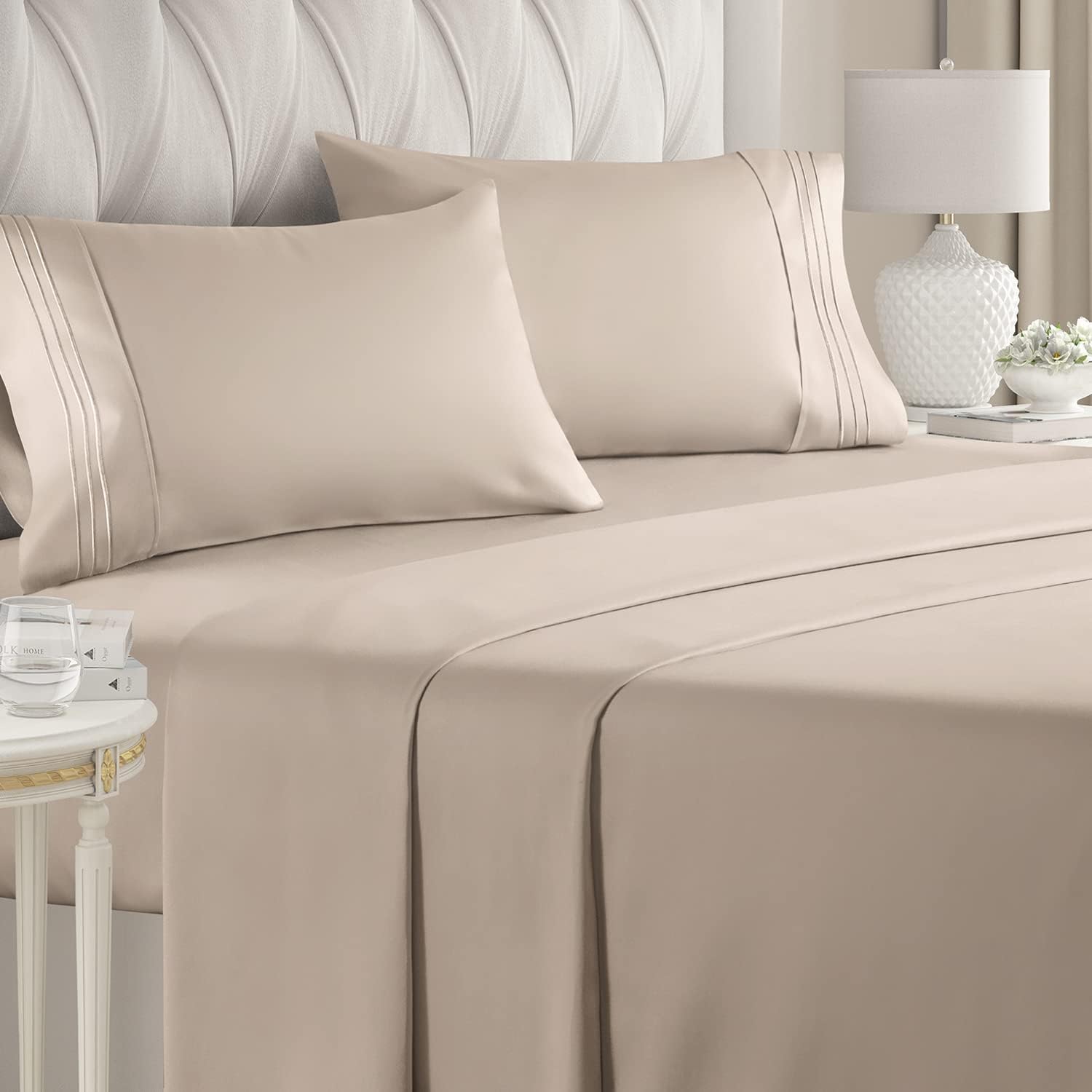 CGK Unlimited 4-Piece Microfiber Bed Sheet Set