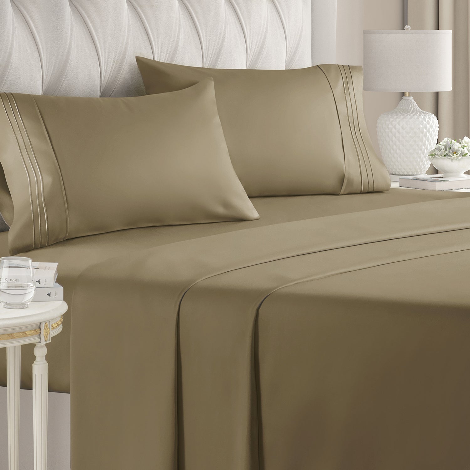 CGK Unlimited 4-Piece Microfiber Bed Sheet Set