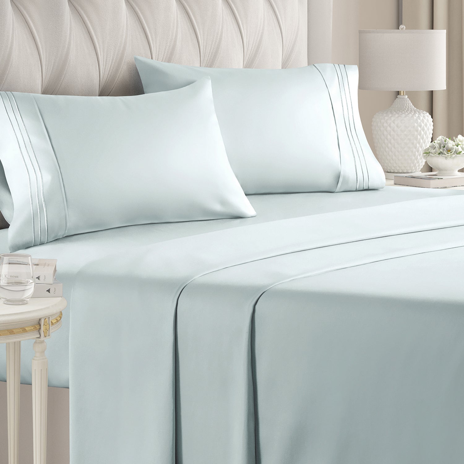 CGK Unlimited 4-Piece Microfiber Bed Sheet Set