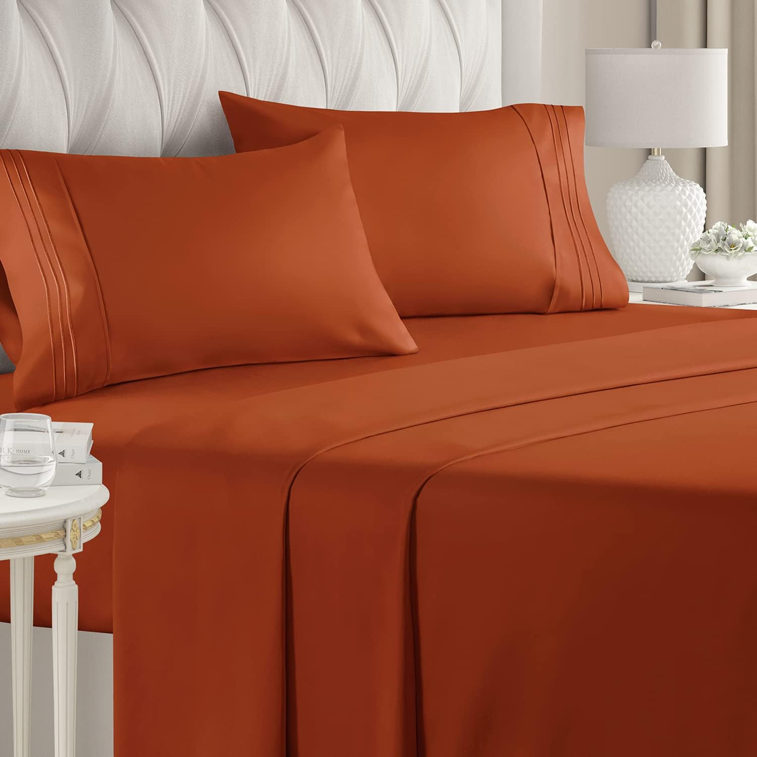 CGK Unlimited 4-Piece Microfiber Bed Sheet Set