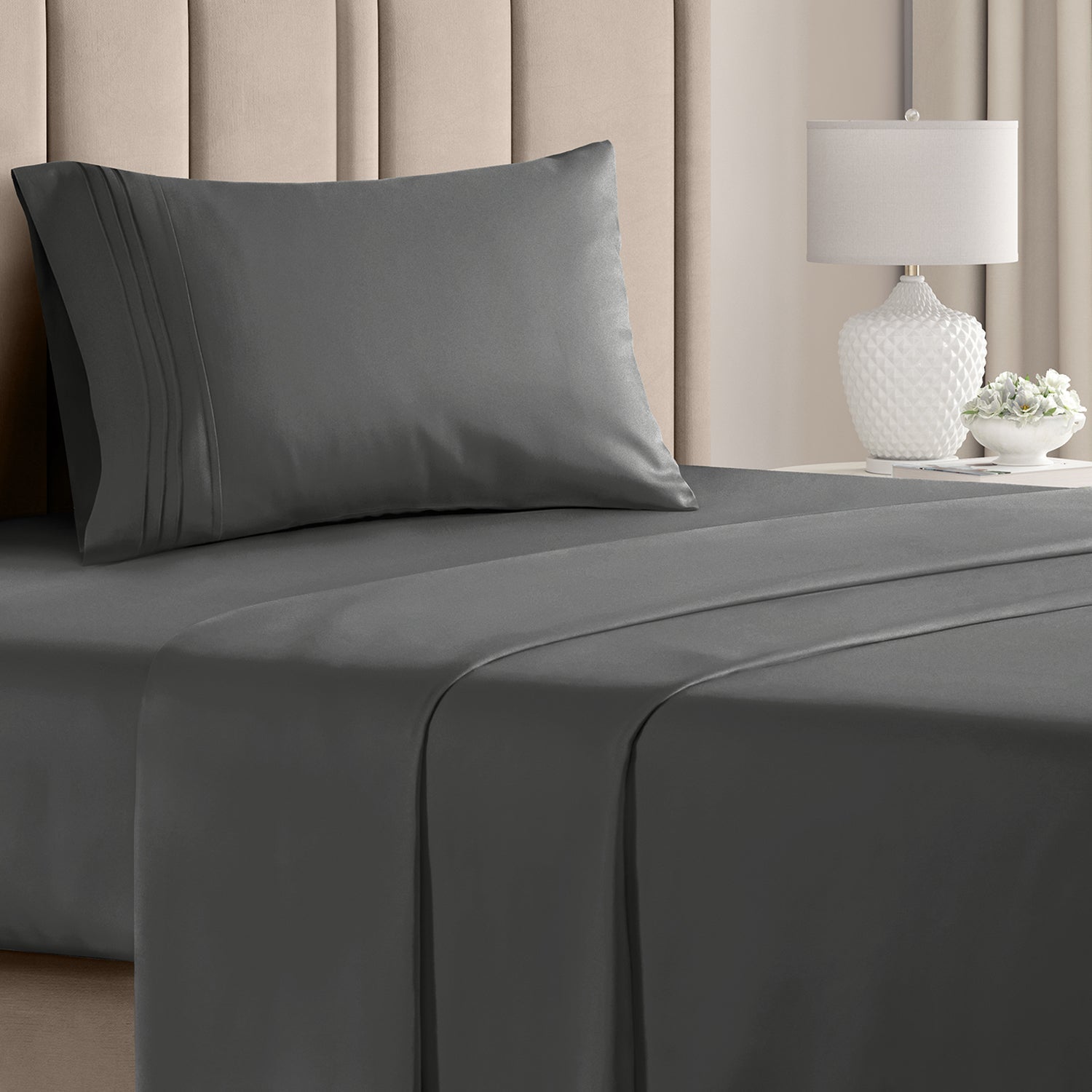 CGK Unlimited 4-Piece Microfiber Bed Sheet Set