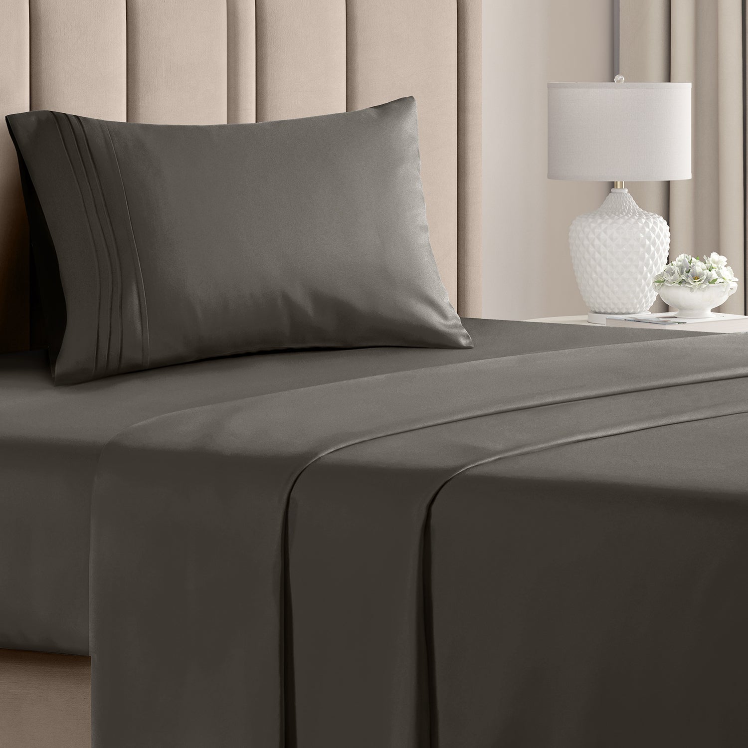 CGK Unlimited 4-Piece Microfiber Bed Sheet Set
