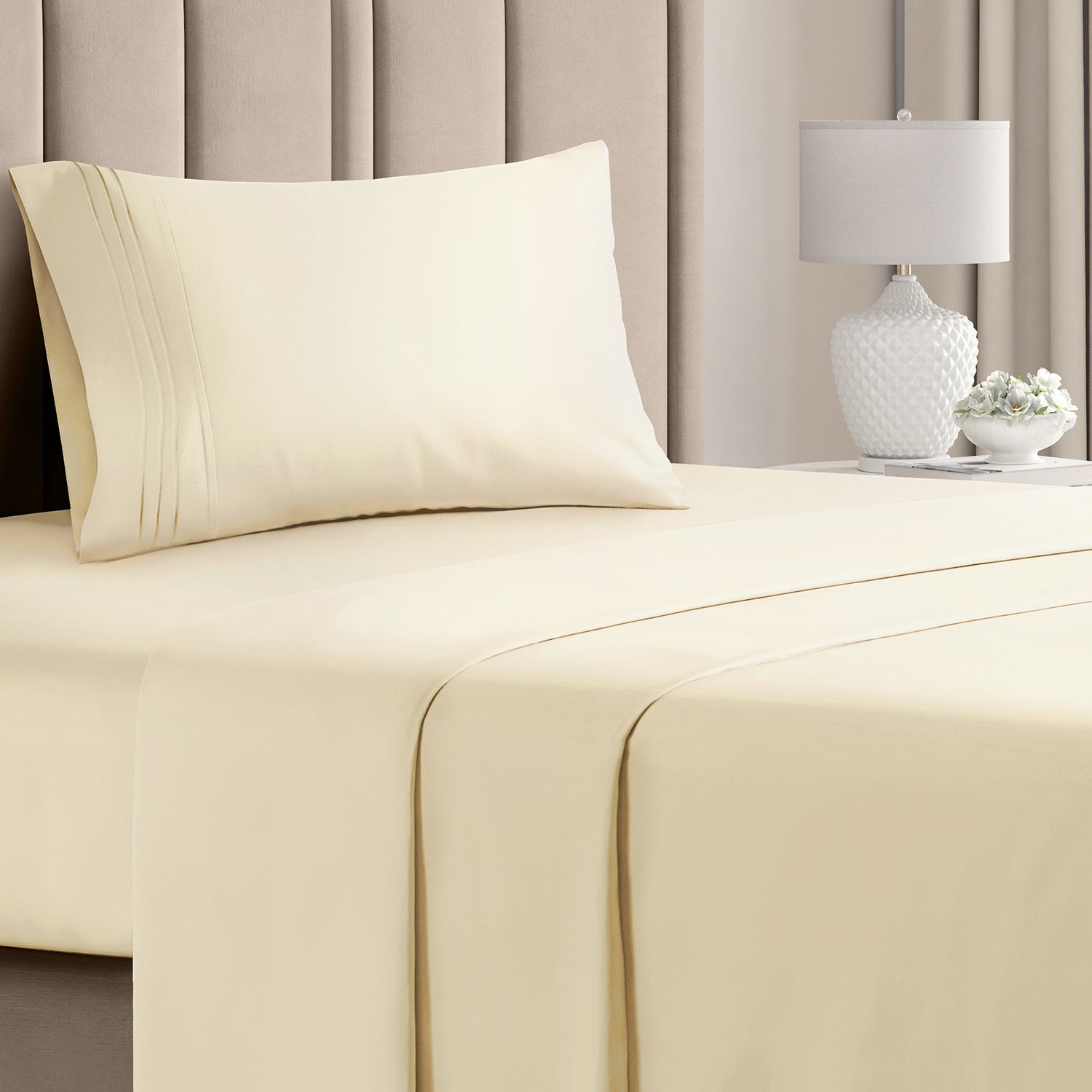 CGK Unlimited 4-Piece Microfiber Bed Sheet Set