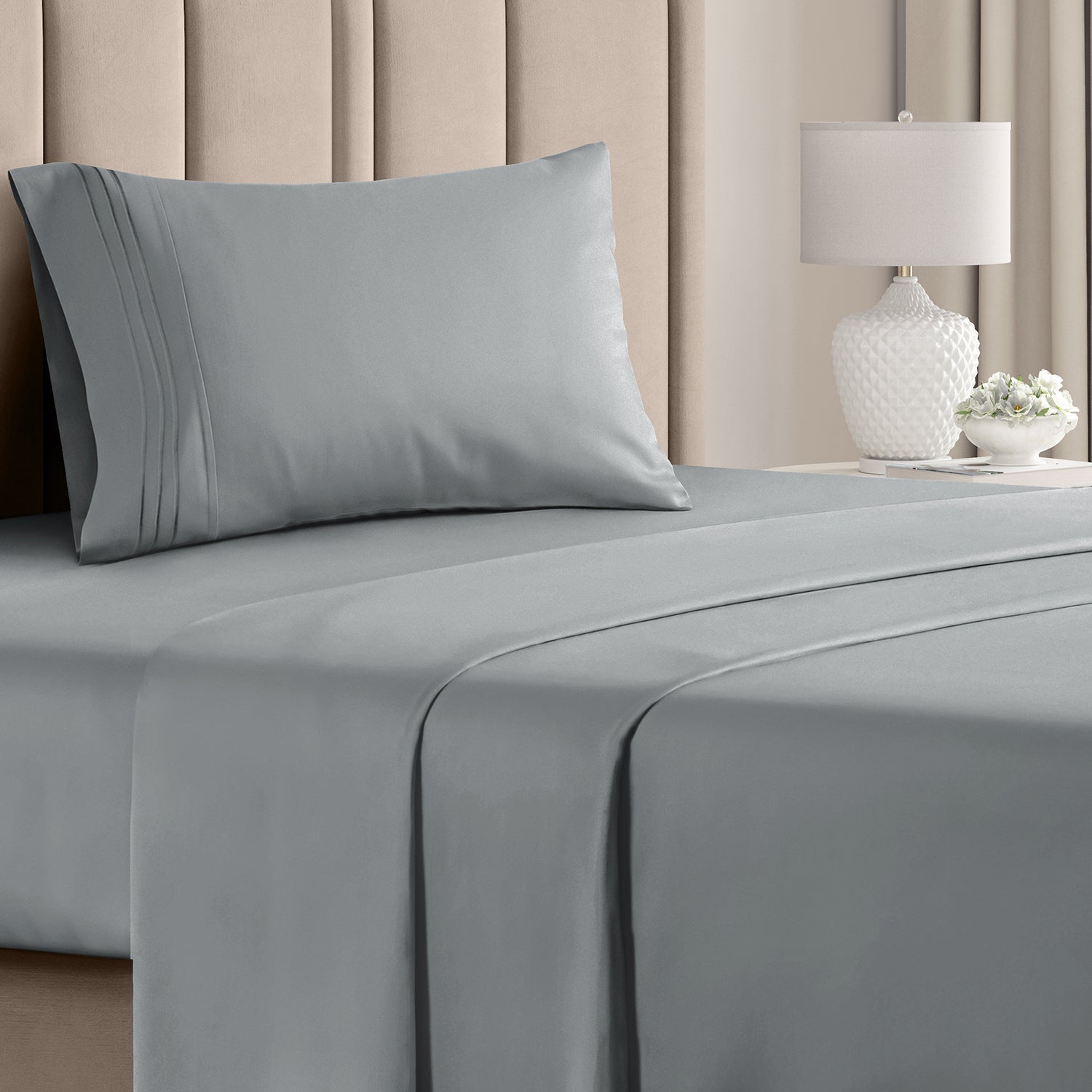 CGK Unlimited 4-Piece Microfiber Bed Sheet Set