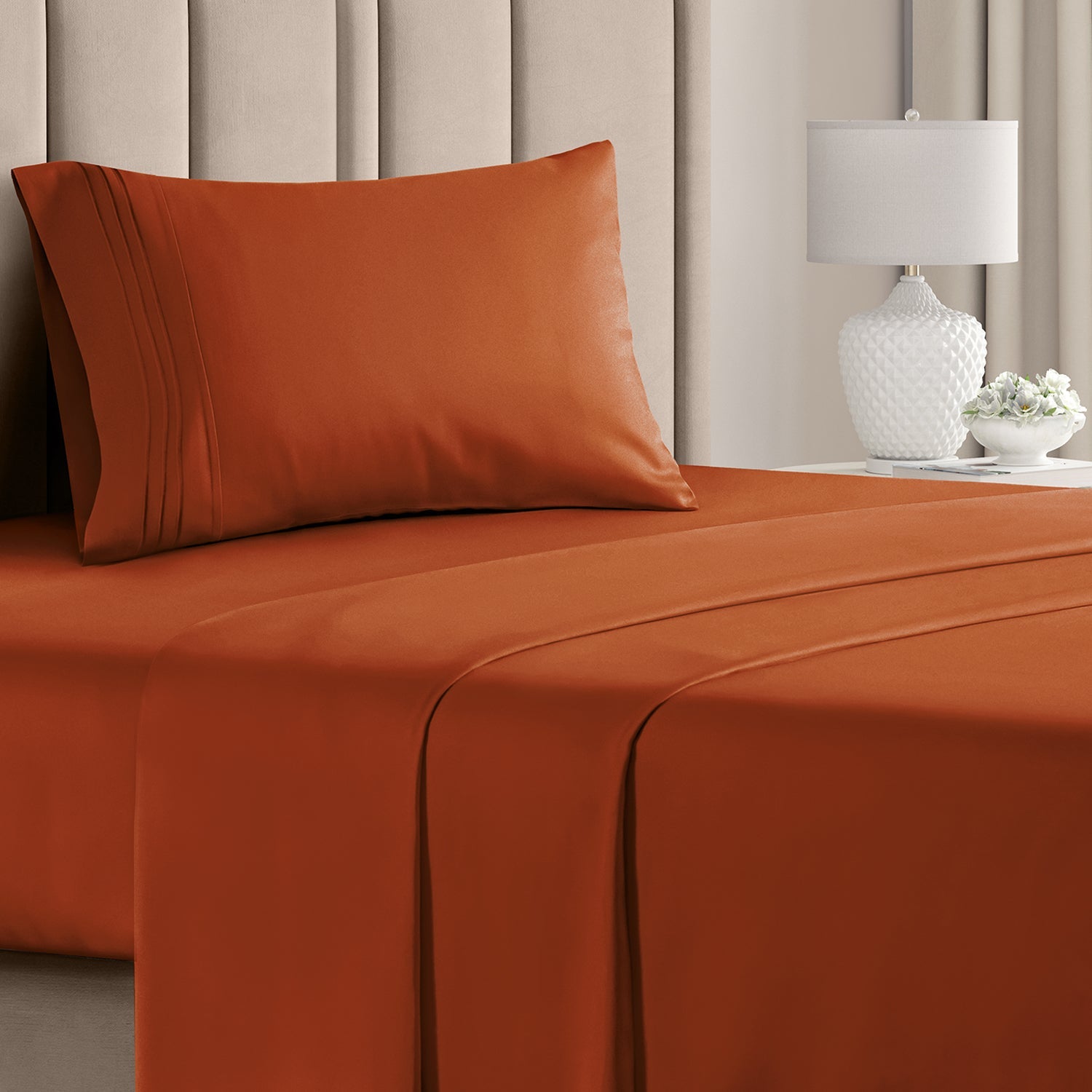 CGK Unlimited 4-Piece Microfiber Bed Sheet Set