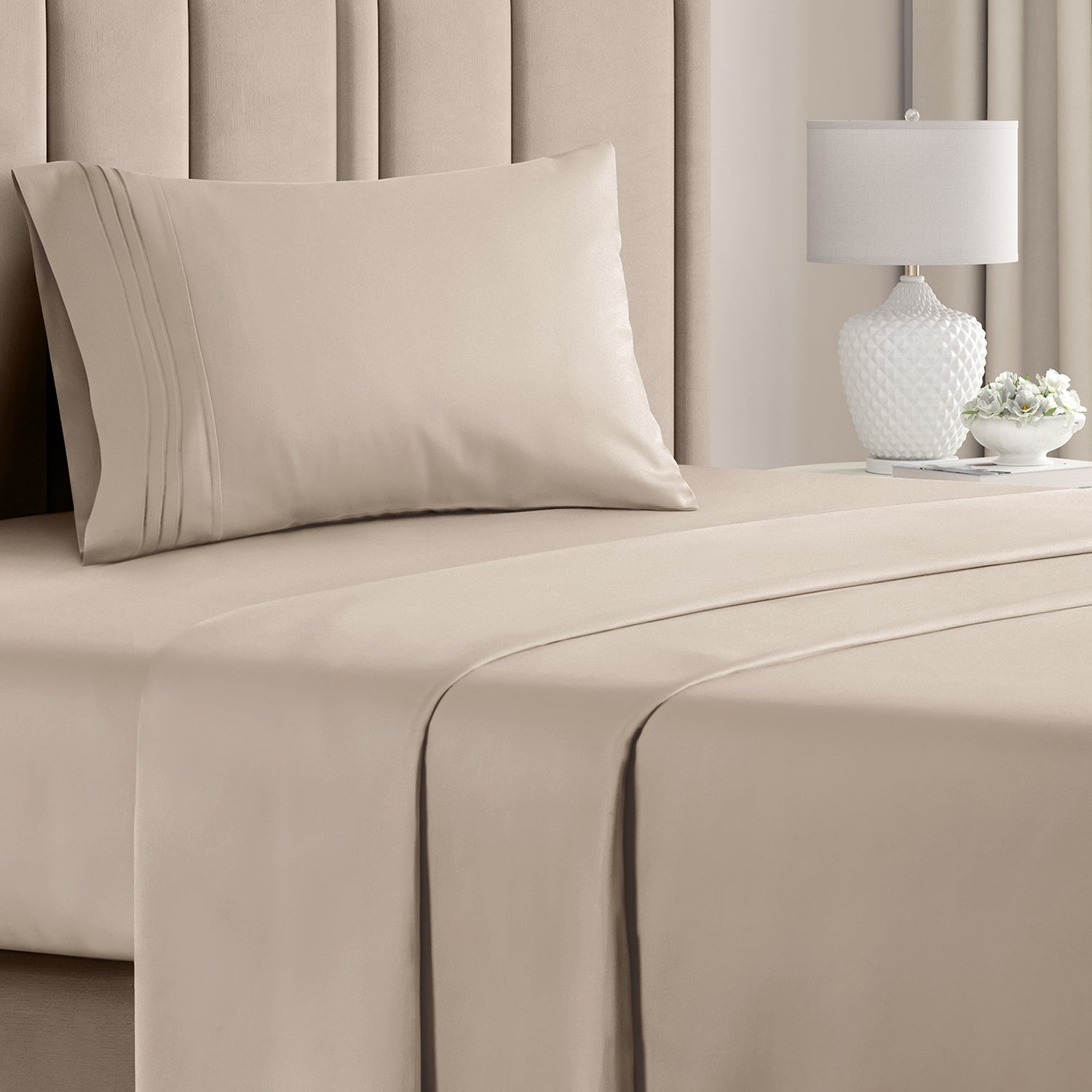 CGK Unlimited 4-Piece Microfiber Bed Sheet Set