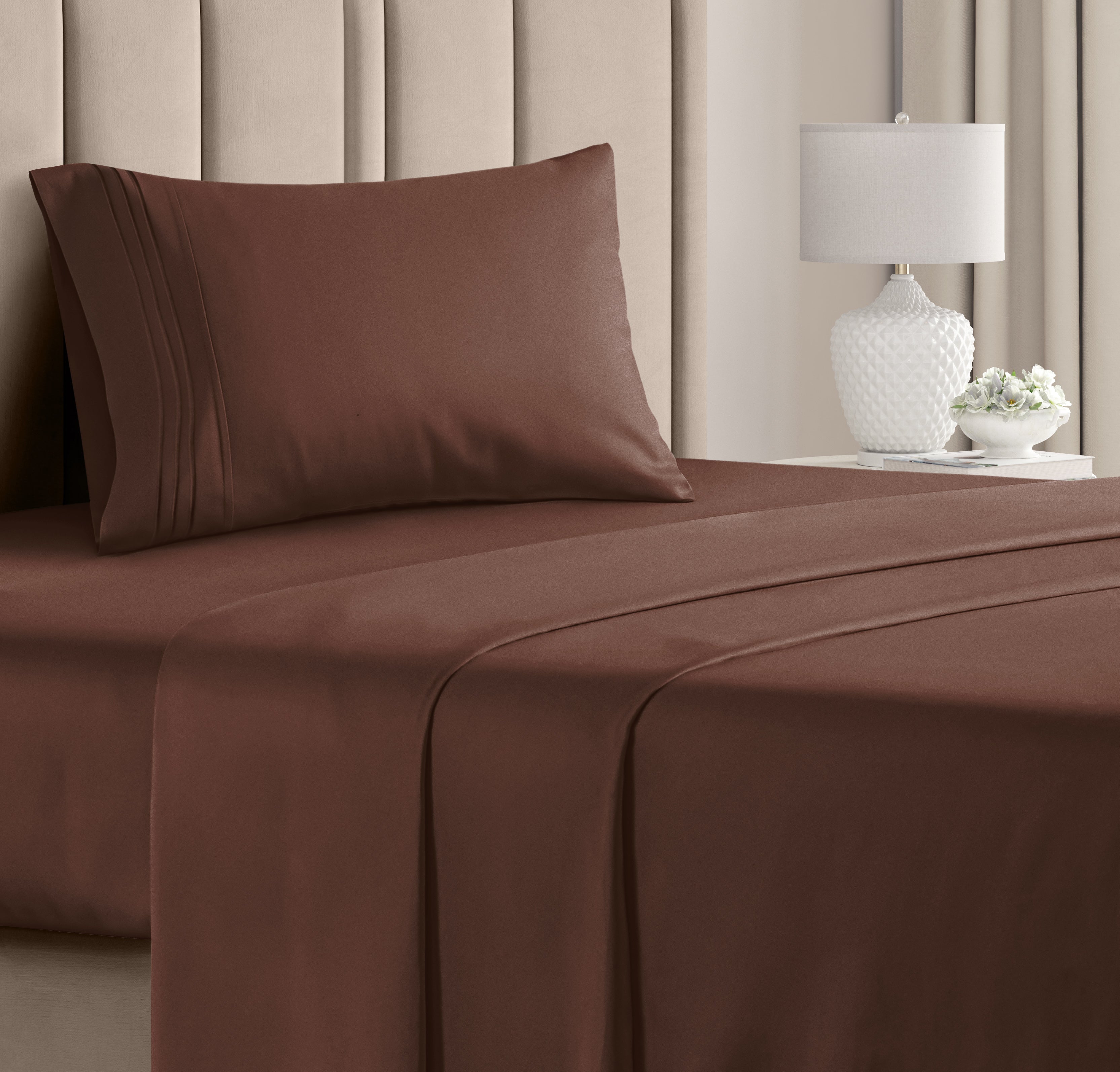 CGK Unlimited 4-Piece Microfiber Bed Sheet Set