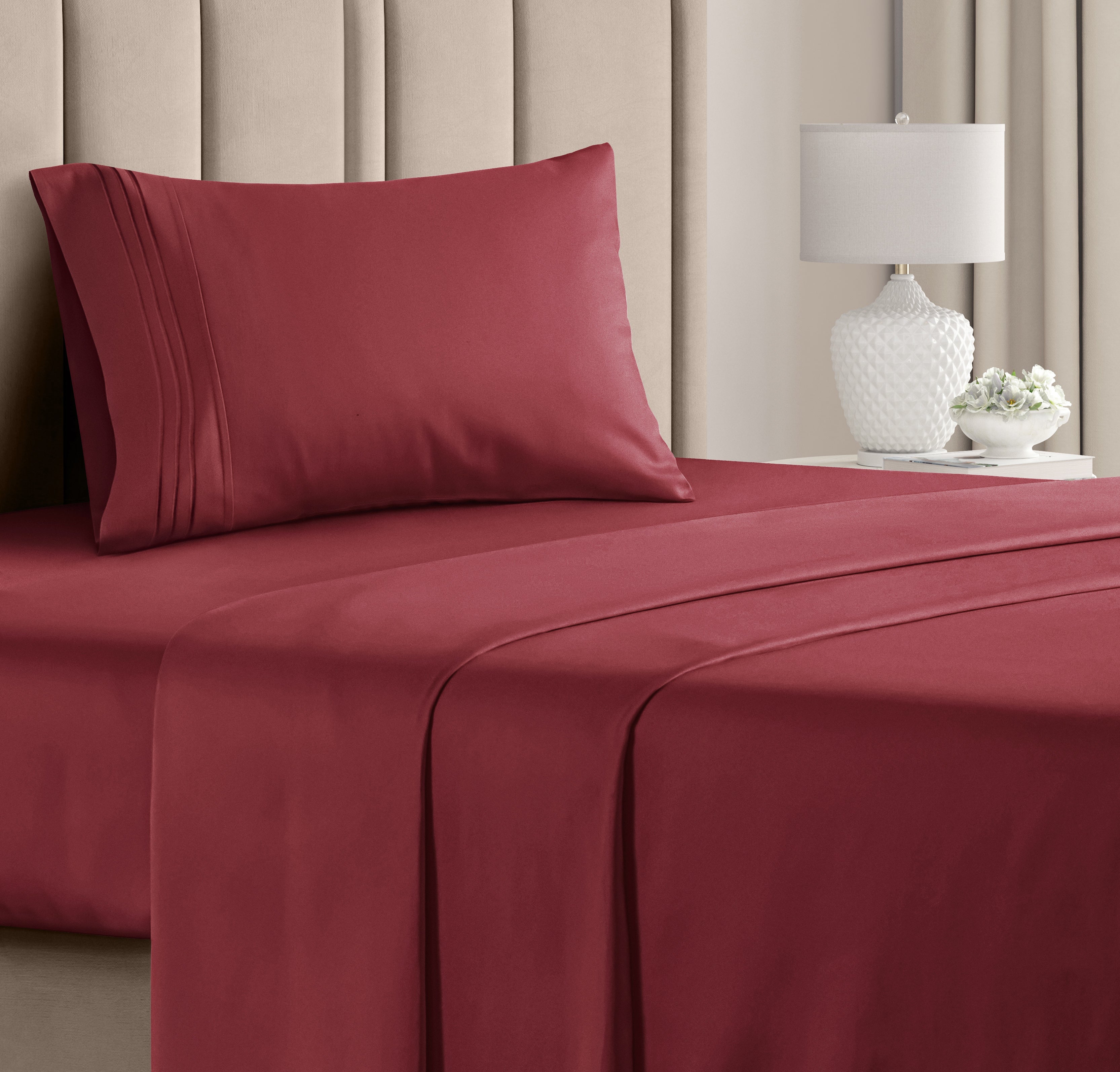 CGK Unlimited 4-Piece Microfiber Bed Sheet Set