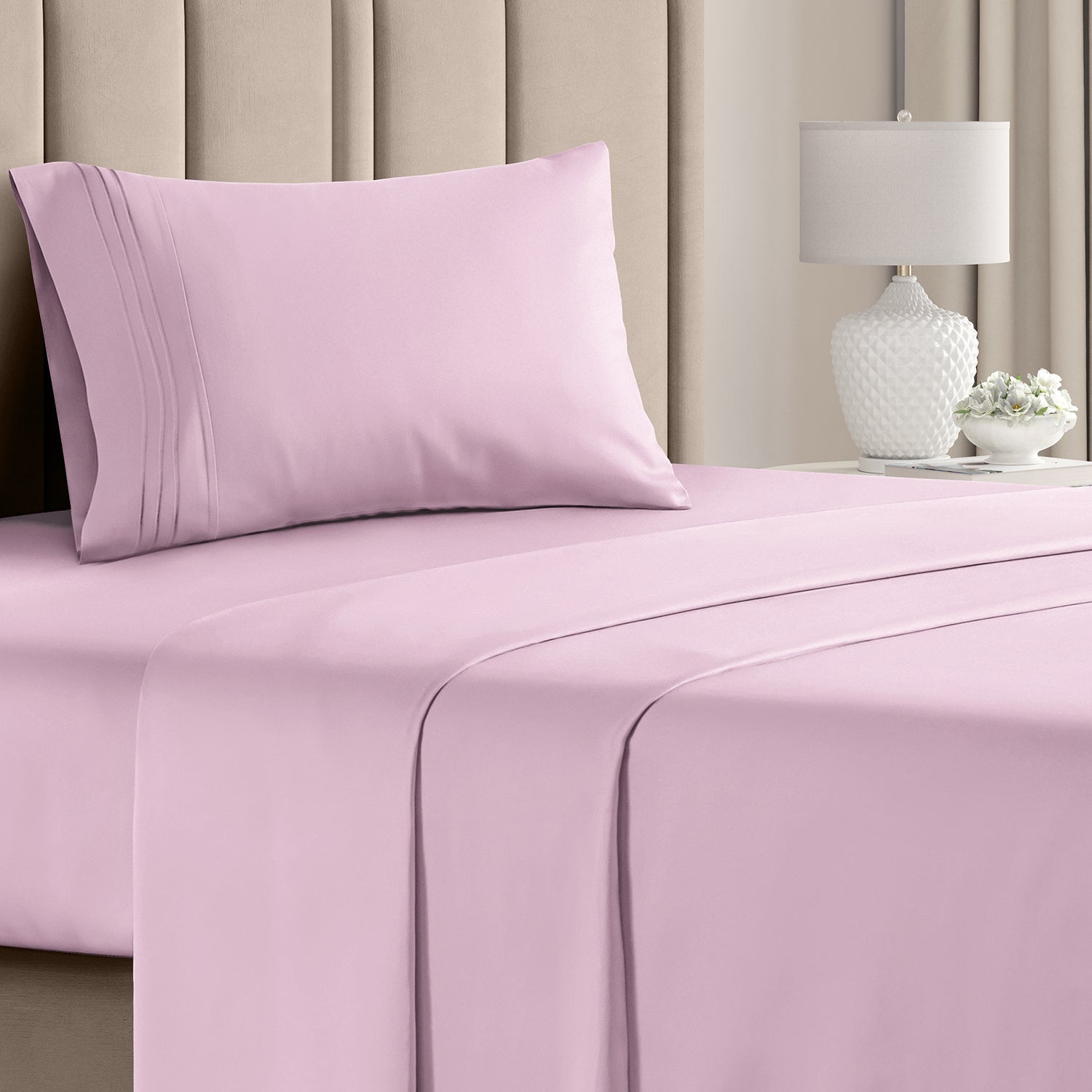 CGK Unlimited 4-Piece Microfiber Bed Sheet Set