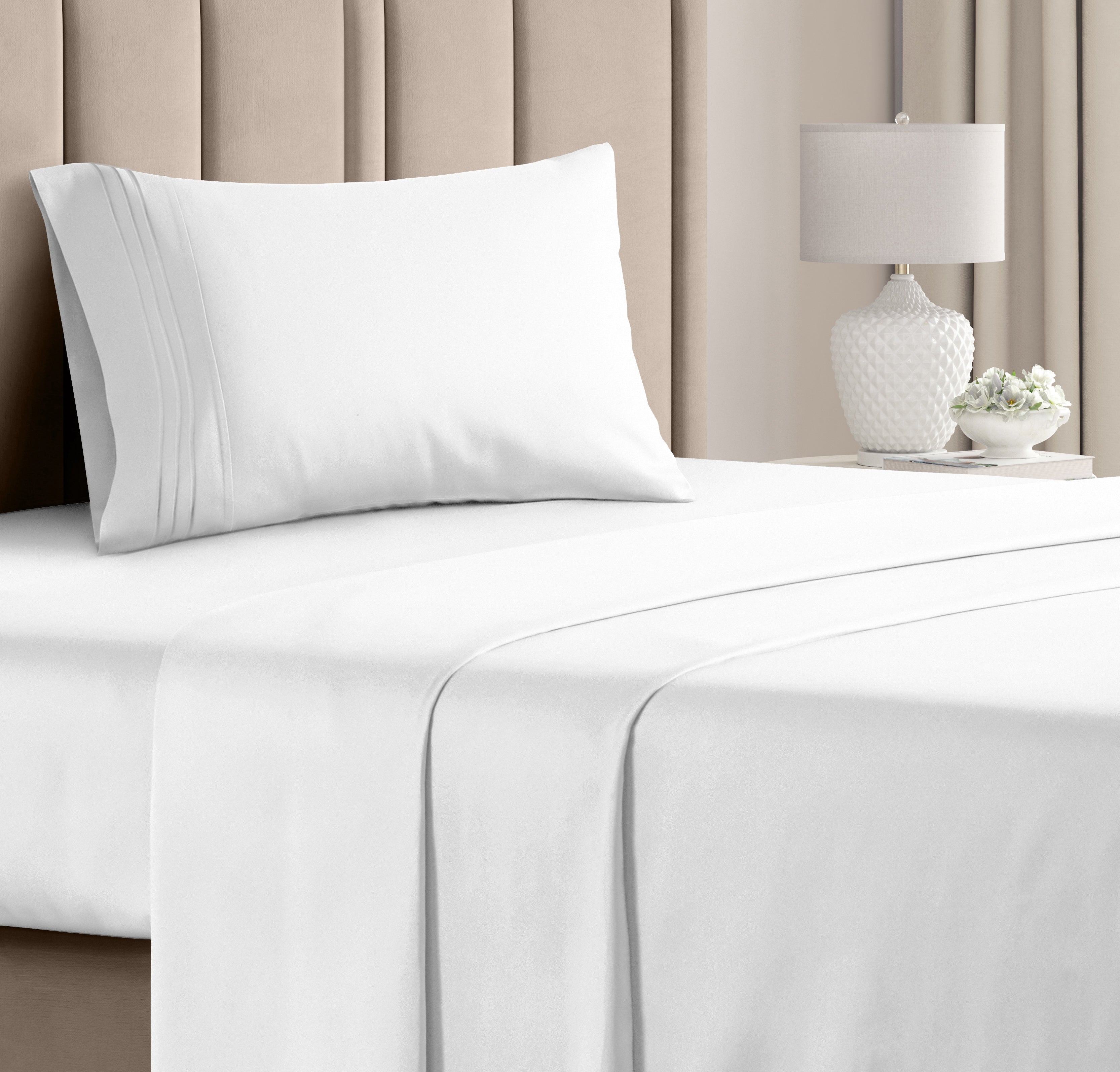 CGK Unlimited 4-Piece Microfiber Bed Sheet Set