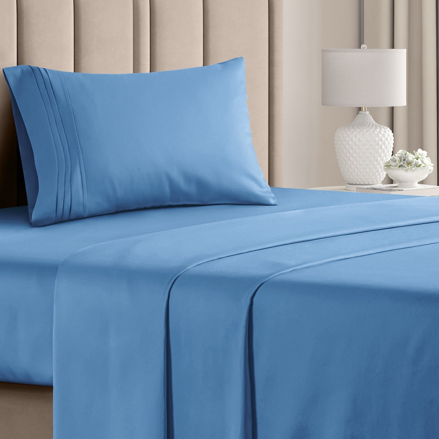 CGK Unlimited 4-Piece Microfiber Bed Sheet Set