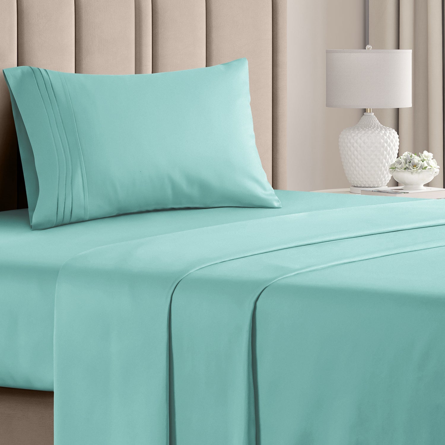 CGK Unlimited 4-Piece Microfiber Bed Sheet Set