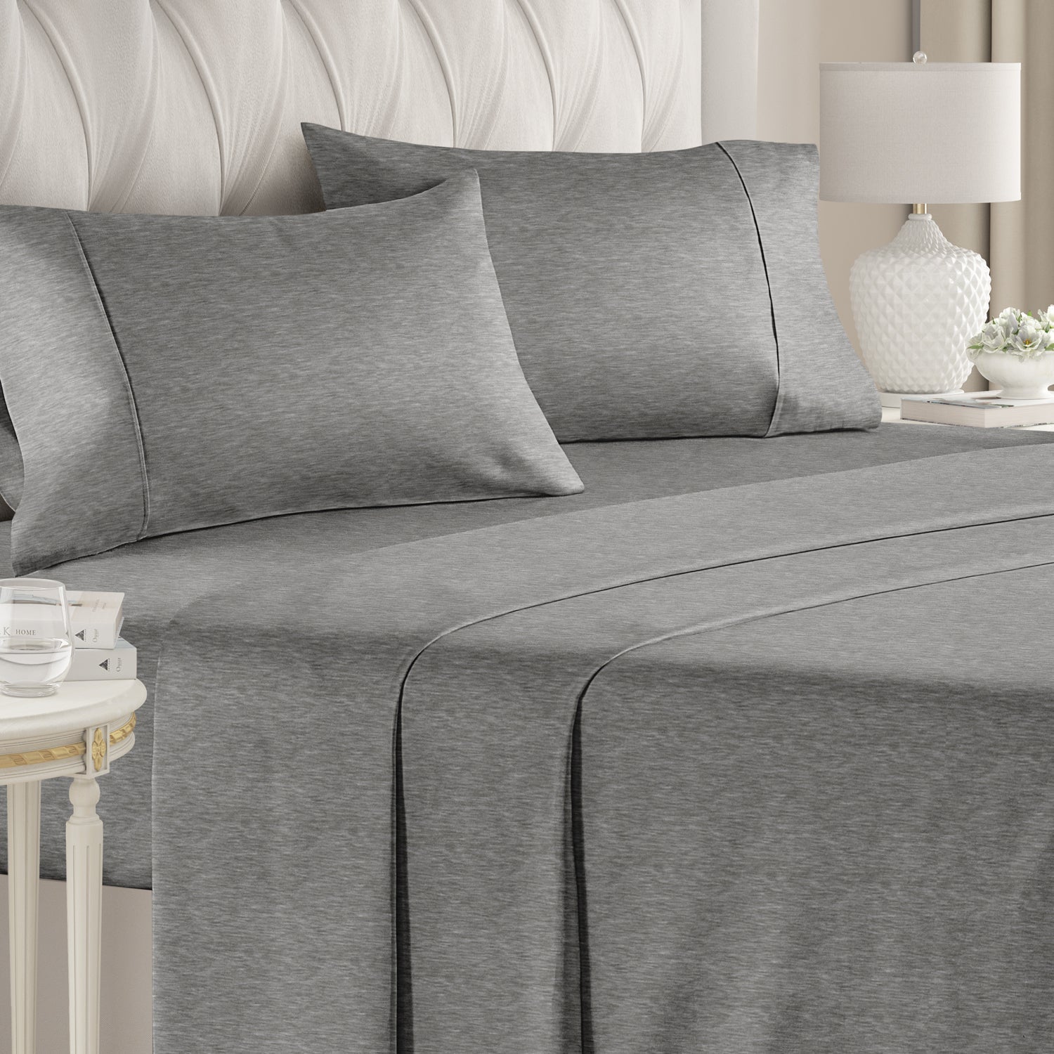 CGK Unlimited 4-Piece Microfiber Bed Sheet Set