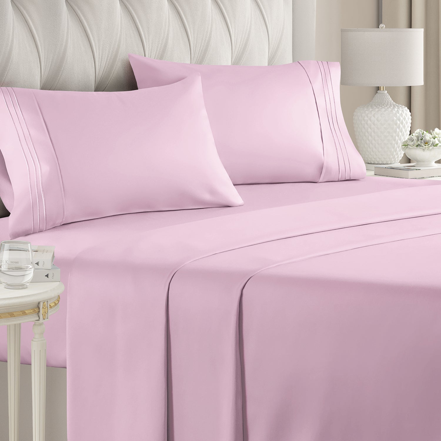 CGK Unlimited 4-Piece Microfiber Bed Sheet Set