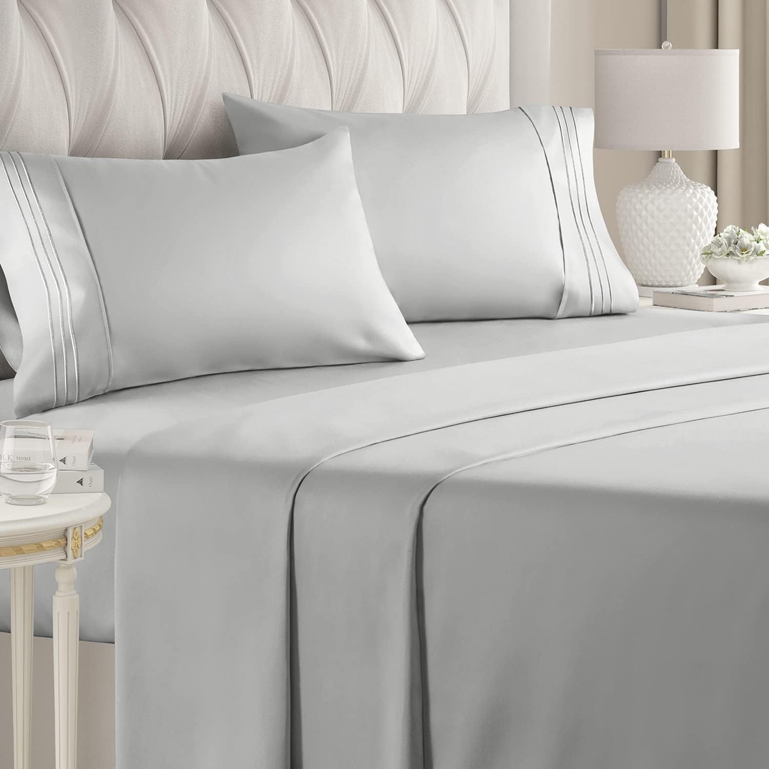 CGK Unlimited 4-Piece Microfiber Bed Sheet Set