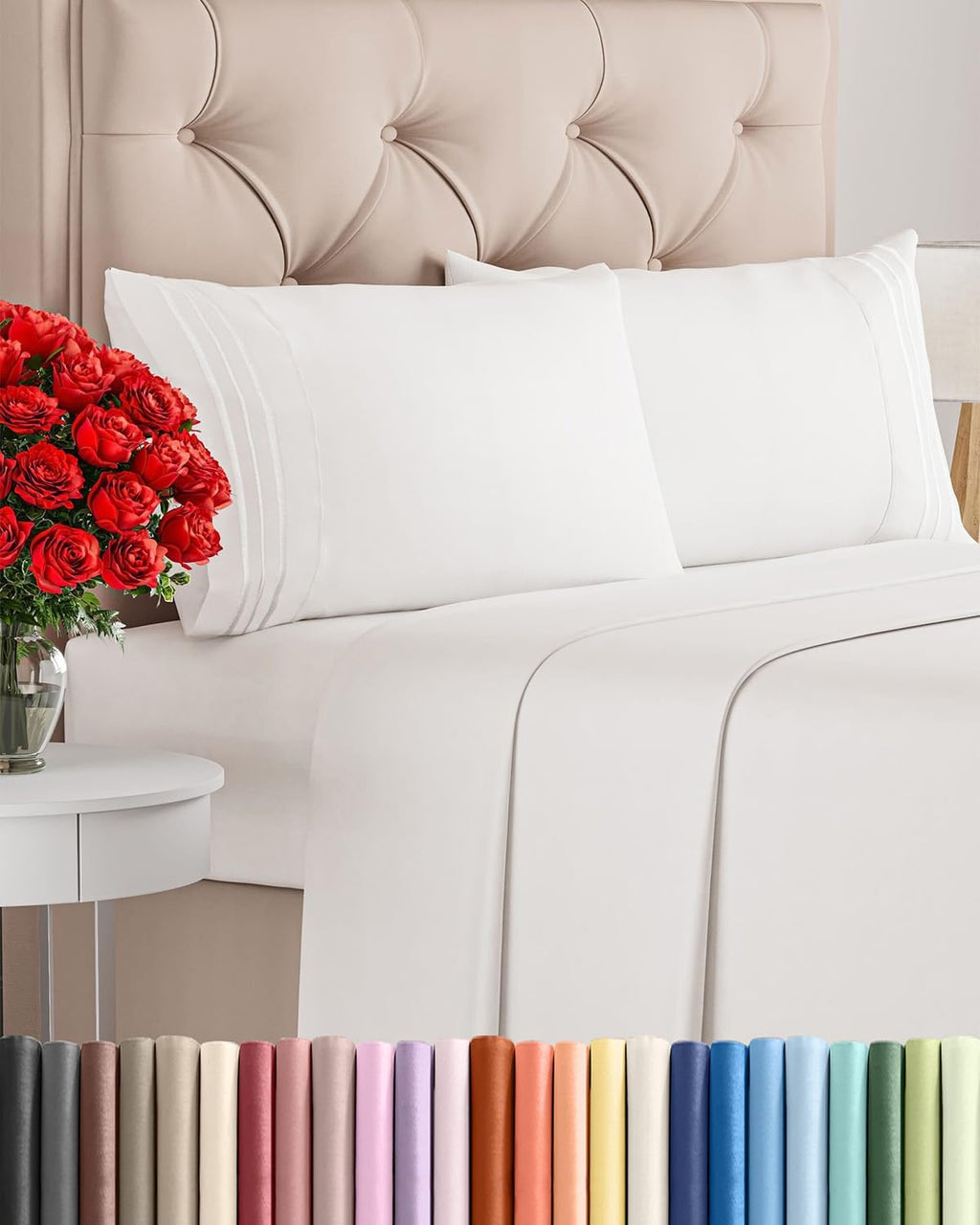 CGK Unlimited 4-Piece Microfiber Bed Sheet Set