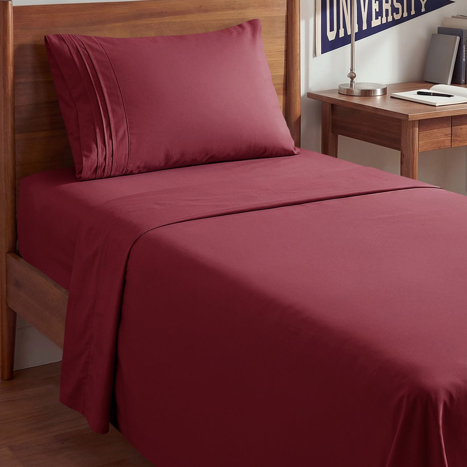 CGK Unlimited 4-Piece Microfiber Bed Sheet Set