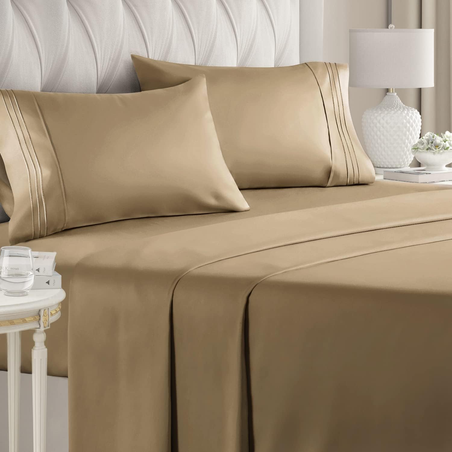 CGK Unlimited 4-Piece Microfiber Bed Sheet Set