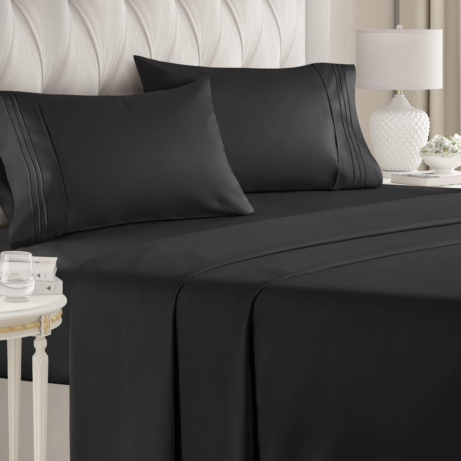CGK Unlimited 4-Piece Microfiber Bed Sheet Set