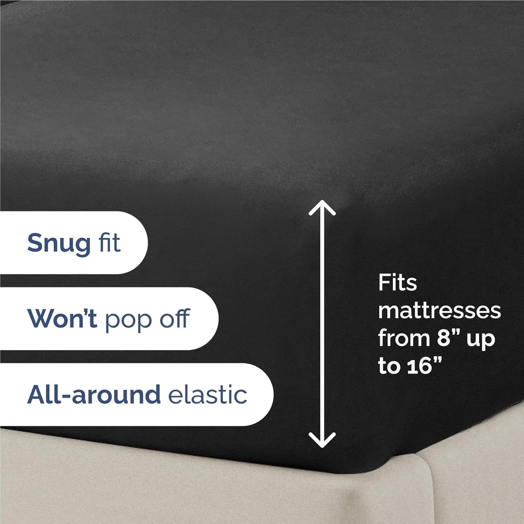 CGK Unlimited 4-Piece Microfiber Bed Sheet Set