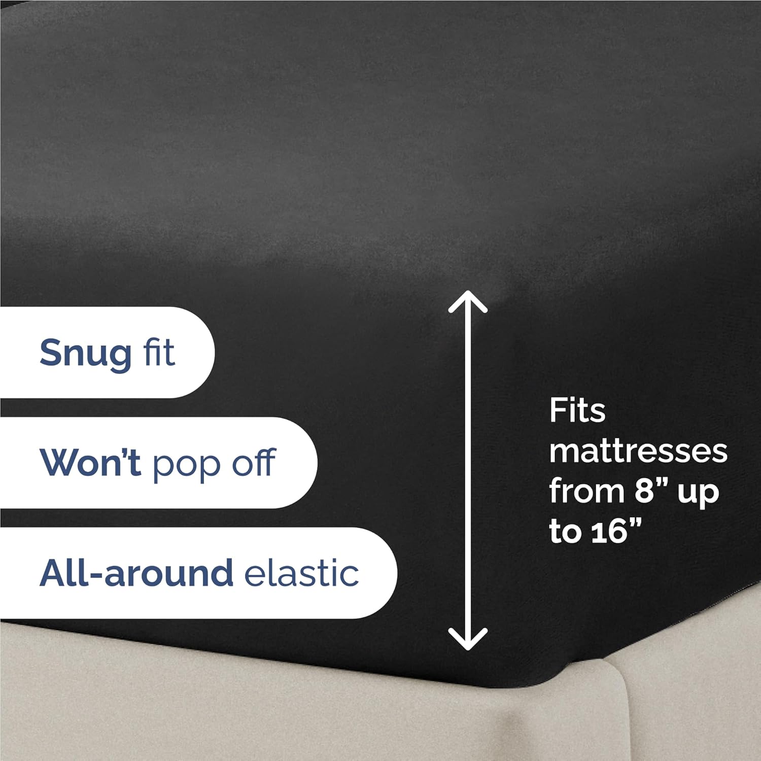 CGK Unlimited 4-Piece Microfiber Bed Sheet Set