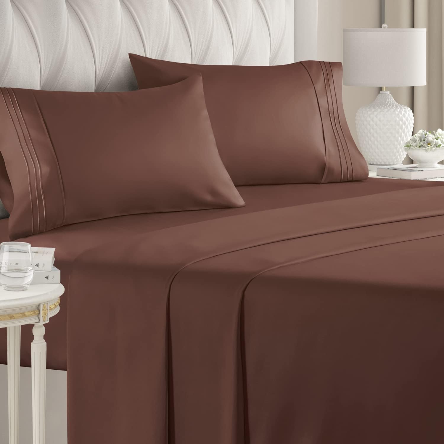 CGK Unlimited 4-Piece Microfiber Bed Sheet Set