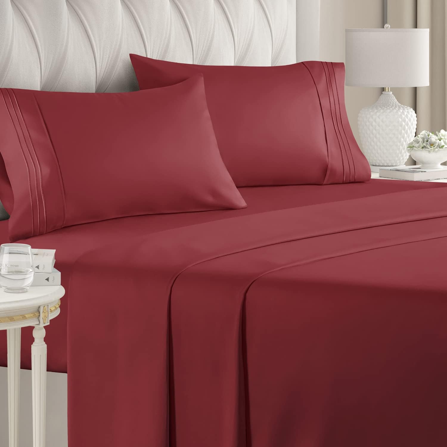 CGK Unlimited 4-Piece Microfiber Bed Sheet Set