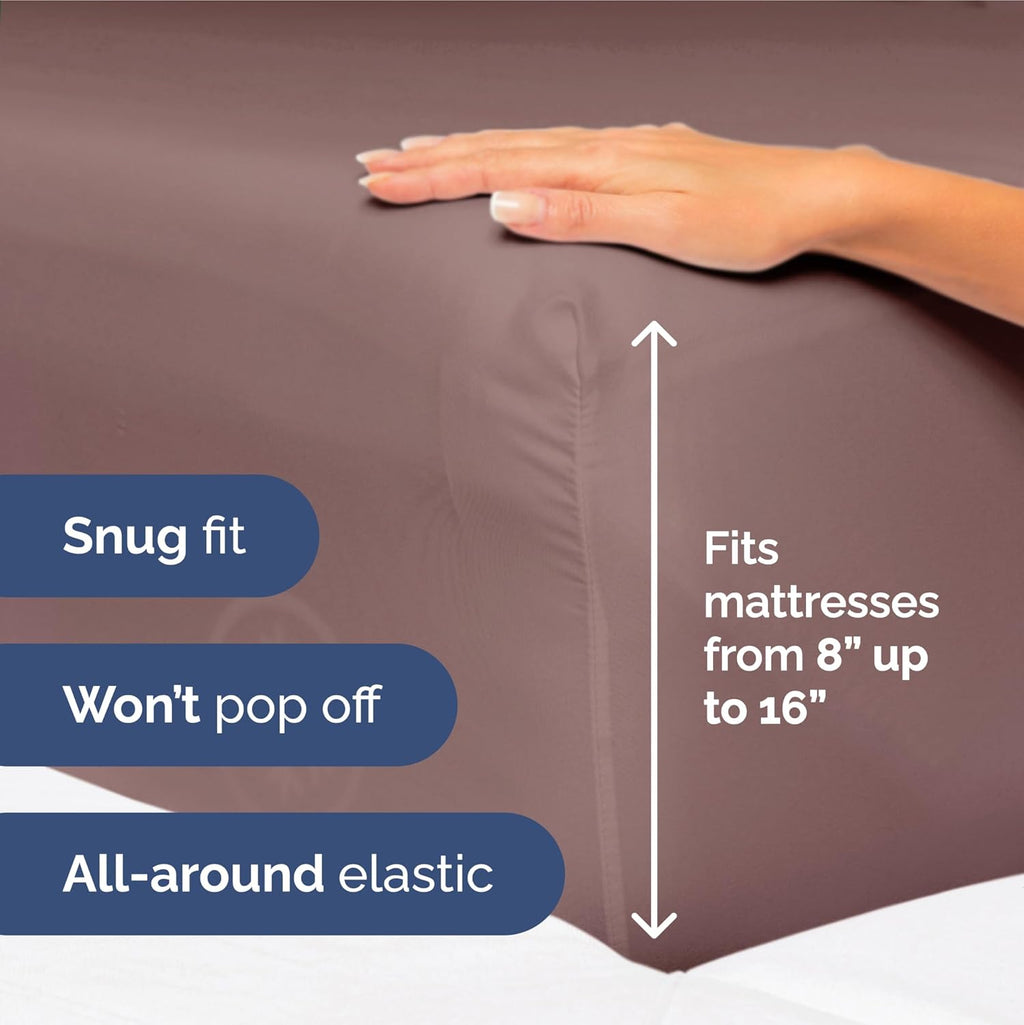 CGK Unlimited 4-Piece Microfiber Bed Sheet Set