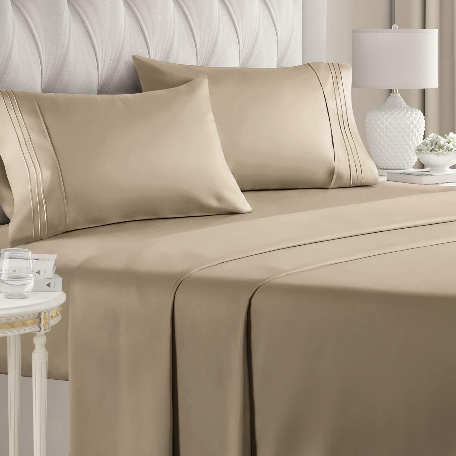 CGK Unlimited 4-Piece Microfiber Bed Sheet Set