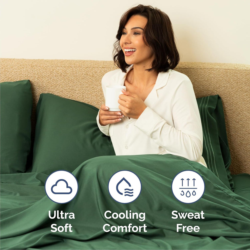 CGK Unlimited 4-Piece Microfiber Bed Sheet Set