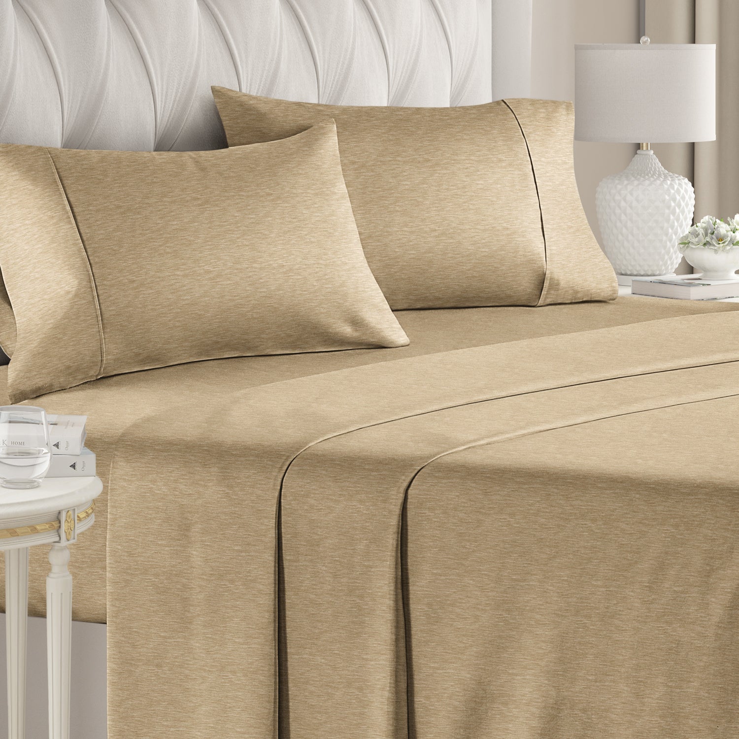 CGK Unlimited 4-Piece Microfiber Bed Sheet Set