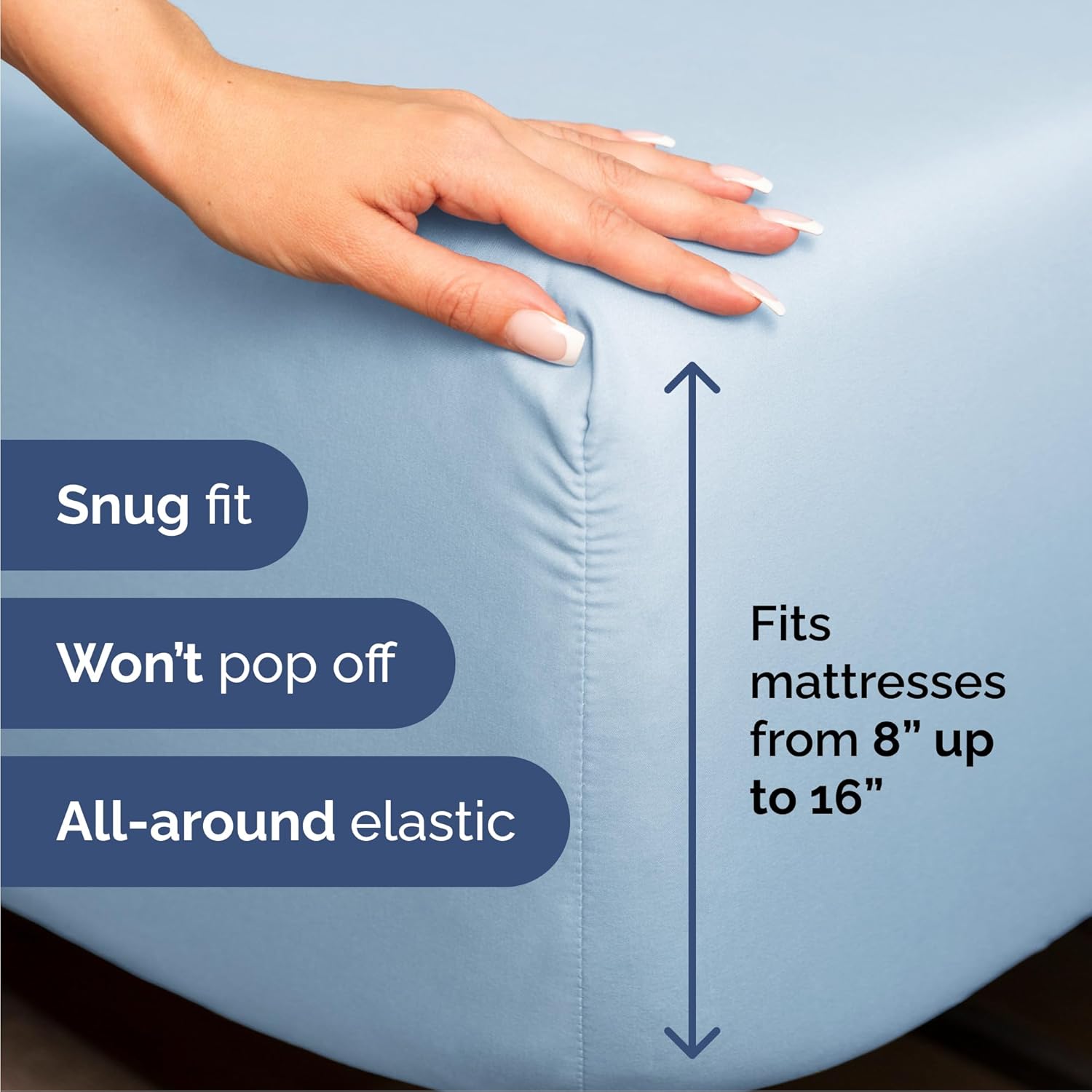 CGK Unlimited 4-Piece Microfiber Bed Sheet Set