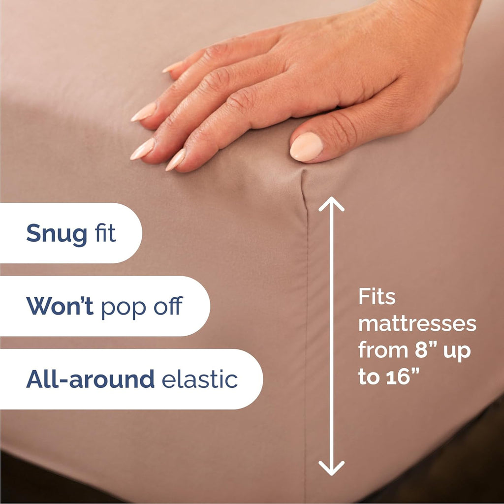 CGK Unlimited 4-Piece Microfiber Bed Sheet Set