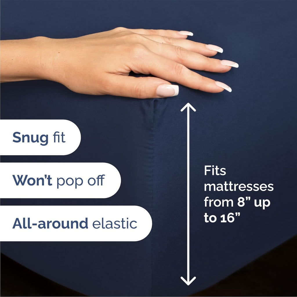 CGK Unlimited 4-Piece Microfiber Bed Sheet Set