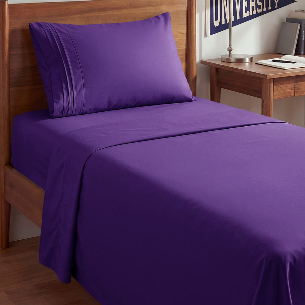 CGK Unlimited 4-Piece Microfiber Bed Sheet Set