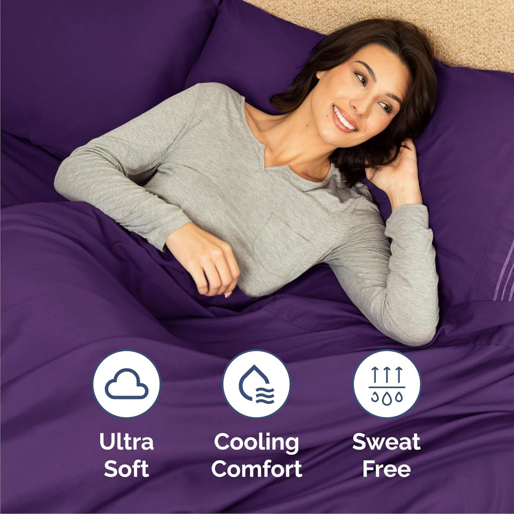 CGK Unlimited 4-Piece Microfiber Bed Sheet Set