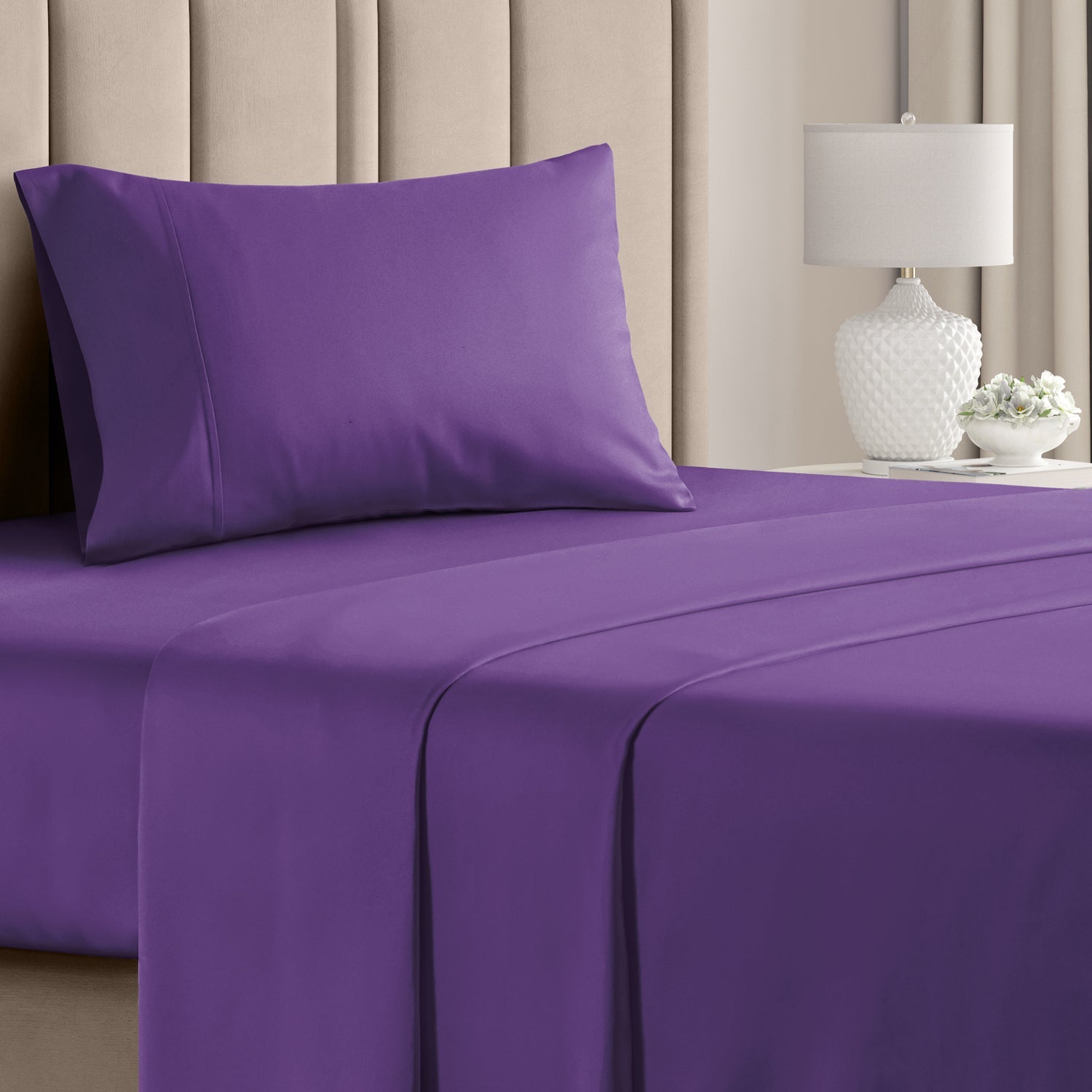 CGK Unlimited 4-Piece Microfiber Bed Sheet Set
