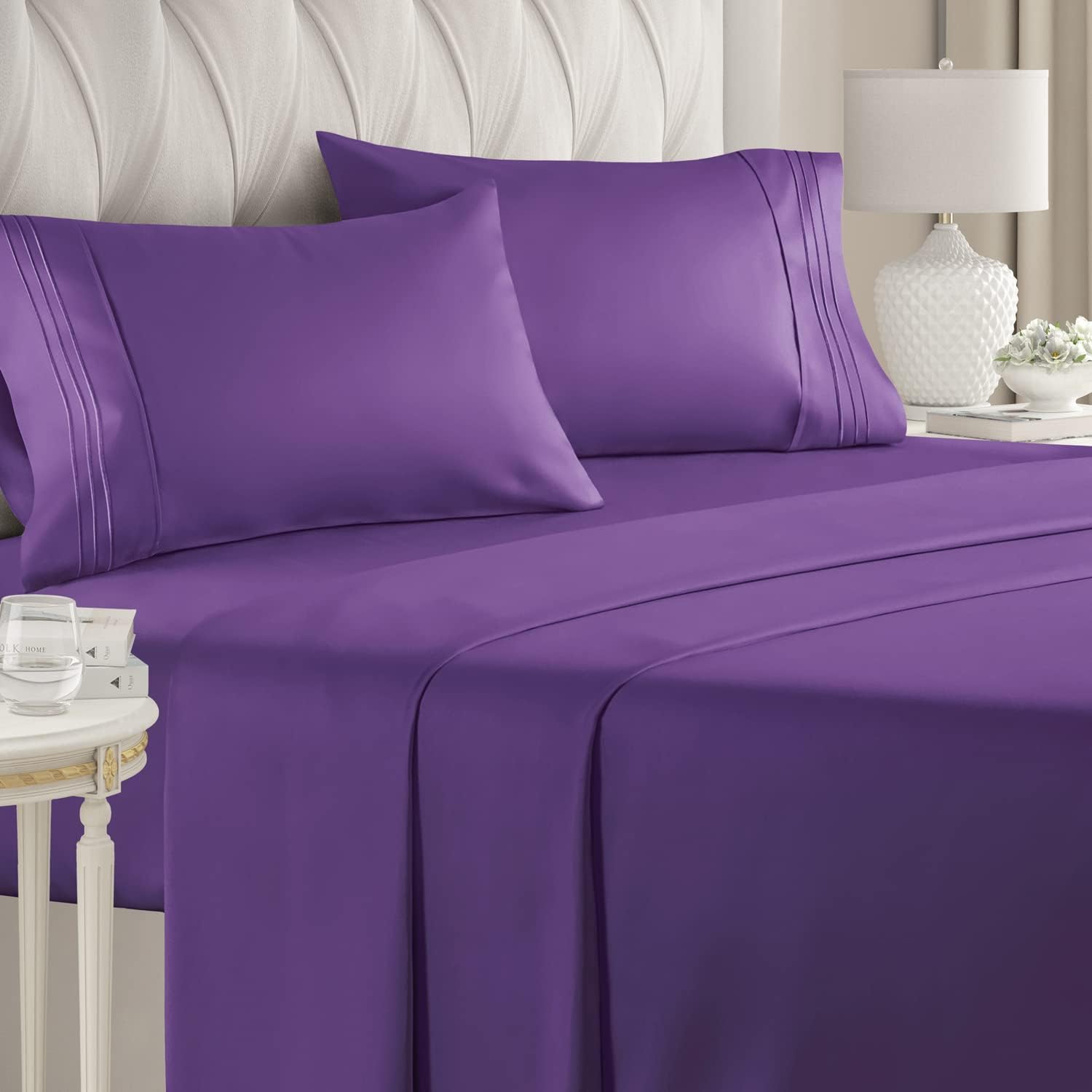 CGK Unlimited 4-Piece Microfiber Bed Sheet Set