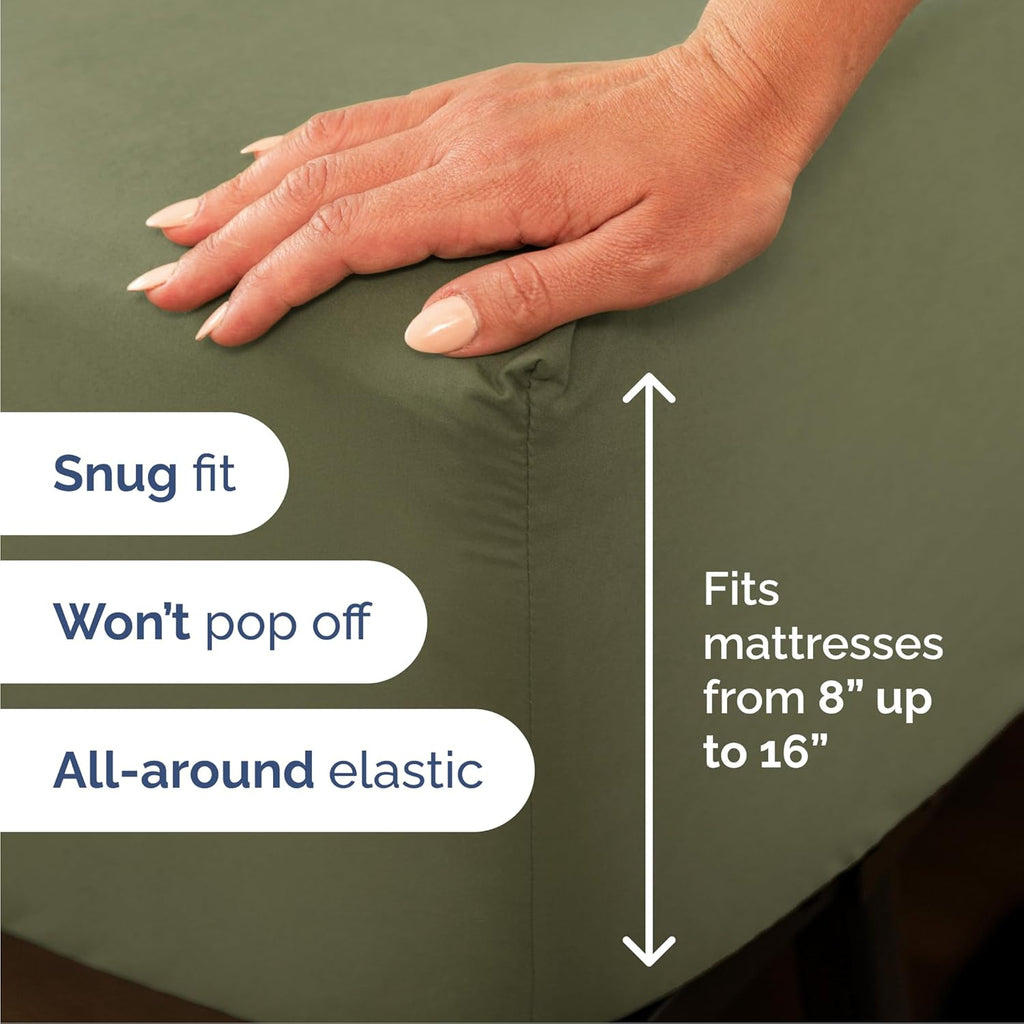 CGK Unlimited 4-Piece Microfiber Bed Sheet Set