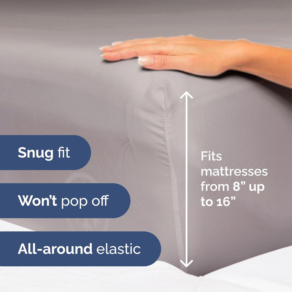 CGK Unlimited 4-Piece Microfiber Bed Sheet Set