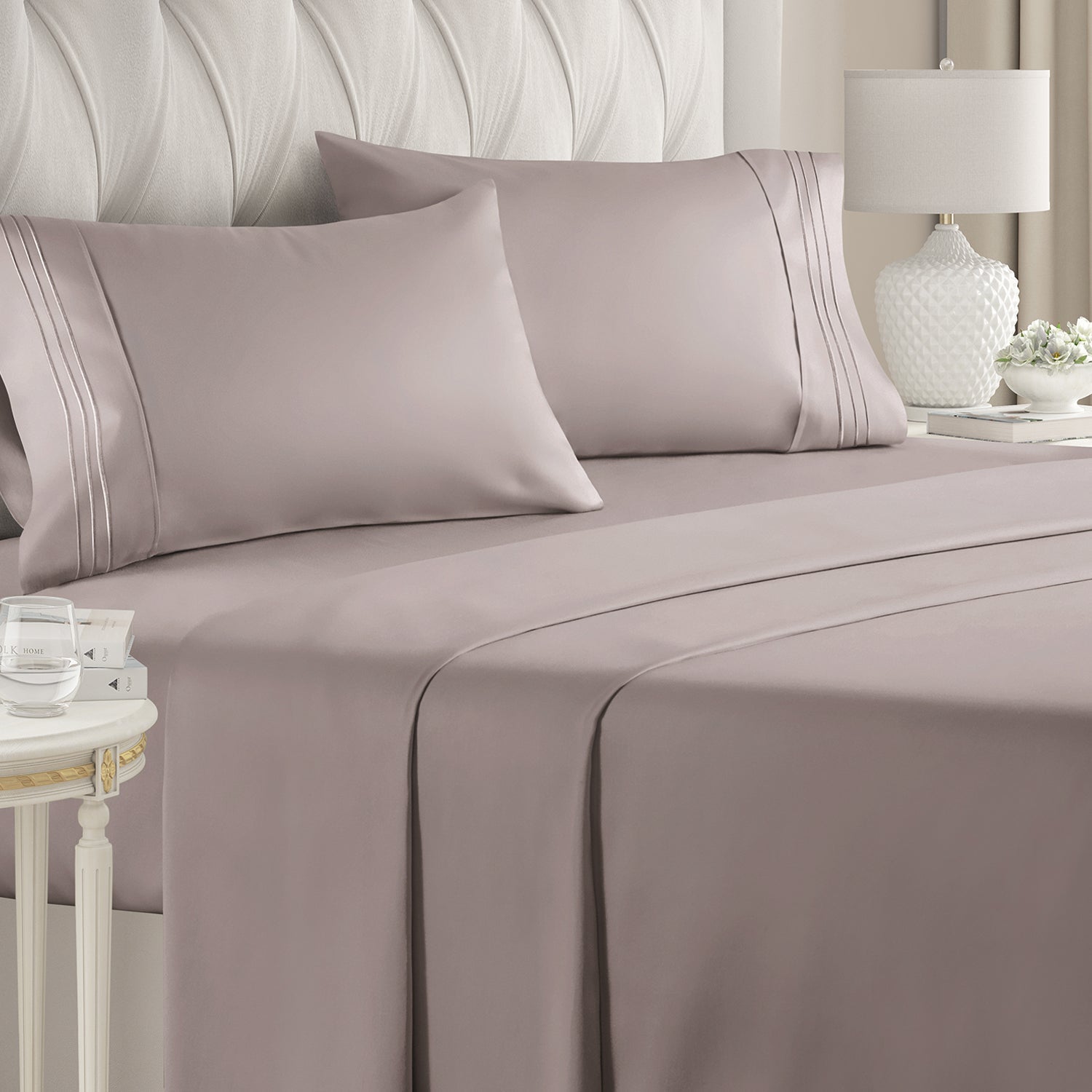 CGK Unlimited 4-Piece Microfiber Bed Sheet Set