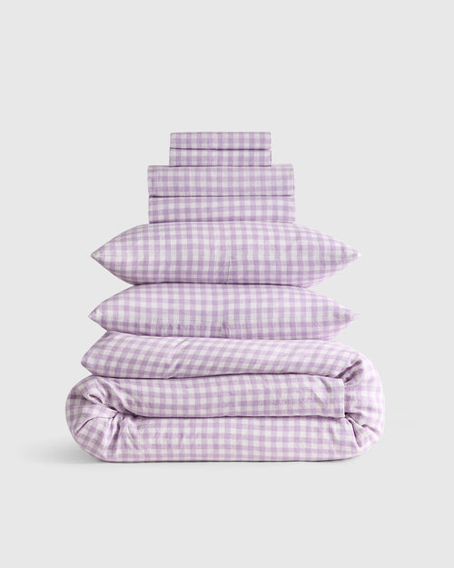 Quince 100% European Linen Deluxe Bedding Bundle