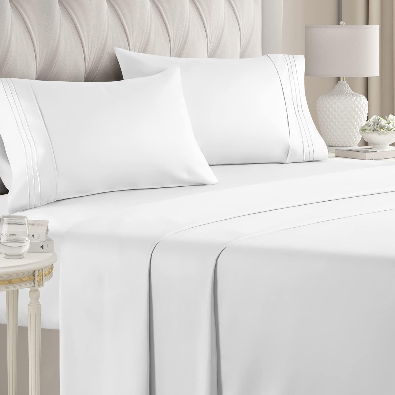 CGK Unlimited 4-Piece Microfiber Bed Sheet Set
