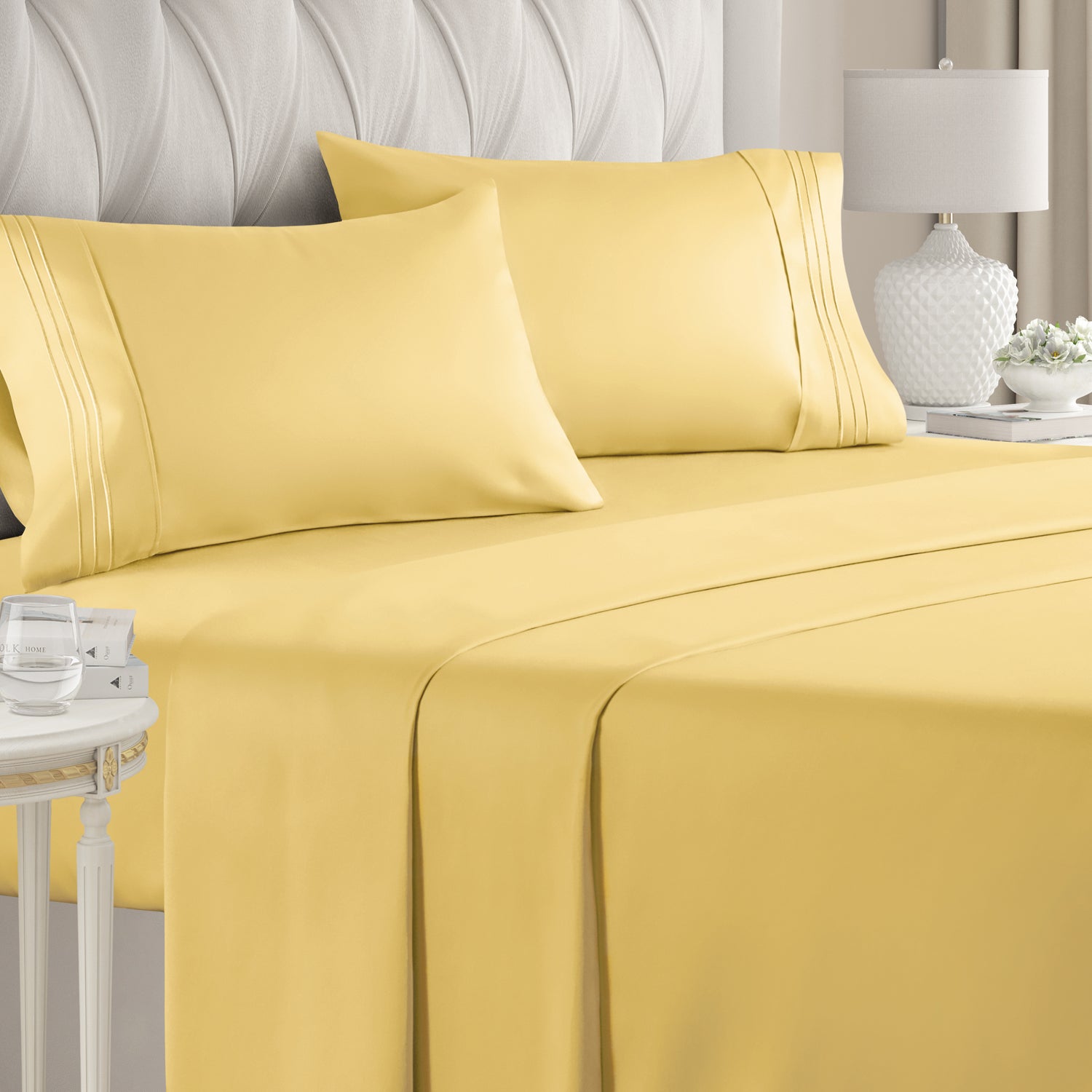 CGK Unlimited 4-Piece Microfiber Bed Sheet Set